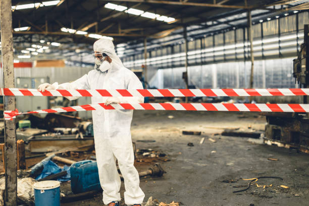 Professional Trauma Scene Cleanup technician working in Cedarville, NJ